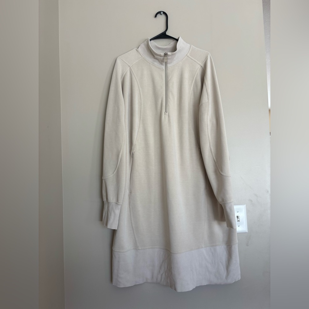 Lululemon Softstreme Long Sleeve Half Zip Dress 16